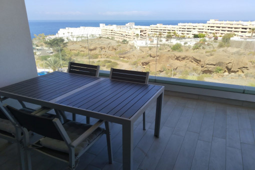 Terraza con vistas al mar