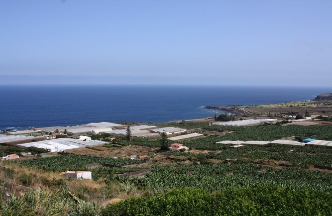 Vistas al mar desde la finca